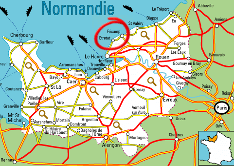 Road Map Of Normandy France